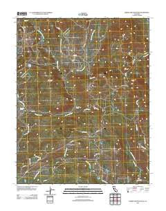 Horsecamp Mountain California Historical topographic map, 1:24000 scale, 7.5 X 7.5 Minute, Year 2012