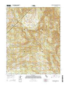Horsecamp Mountain California Current topographic map, 1:24000 scale, 7.5 X 7.5 Minute, Year 2015