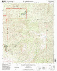 Hot Springs Mountain California Historical topographic map, 1:24000 scale, 7.5 X 7.5 Minute, Year 1997