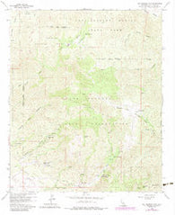 Hot Springs Mtn. California Historical topographic map, 1:24000 scale, 7.5 X 7.5 Minute, Year 1960