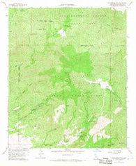 Hot Springs Mtn. California Historical topographic map, 1:24000 scale, 7.5 X 7.5 Minute, Year 1960