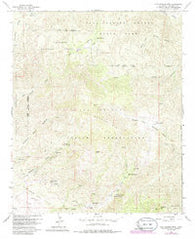 Hot Springs Mtn. California Historical topographic map, 1:24000 scale, 7.5 X 7.5 Minute, Year 1960