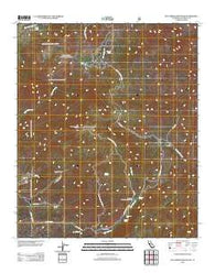 Hot Springs Mountain California Historical topographic map, 1:24000 scale, 7.5 X 7.5 Minute, Year 2012