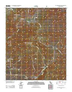 Hot Springs Mountain California Historical topographic map, 1:24000 scale, 7.5 X 7.5 Minute, Year 2012