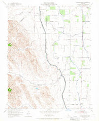 Howard Ranch California Historical topographic map, 1:24000 scale, 7.5 X 7.5 Minute, Year 1953