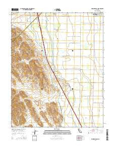 Howard Ranch California Current topographic map, 1:24000 scale, 7.5 X 7.5 Minute, Year 2015