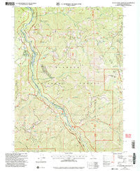 Huckleberry Mountain California Historical topographic map, 1:24000 scale, 7.5 X 7.5 Minute, Year 2001