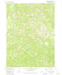 Huckleberry Mtn. California Historical topographic map, 1:24000 scale, 7.5 X 7.5 Minute, Year 1980
