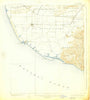 Hueneme California Historical topographic map, 1:62500 scale, 15 X 15 Minute, Year 1904