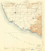 Hueneme California Historical topographic map, 1:62500 scale, 15 X 15 Minute, Year 1904