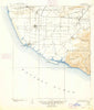 Hueneme California Historical topographic map, 1:62500 scale, 15 X 15 Minute, Year 1904