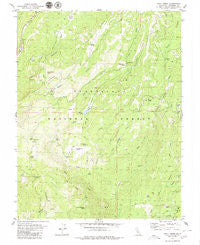 Hull Creek California Historical topographic map, 1:24000 scale, 7.5 X 7.5 Minute, Year 1979