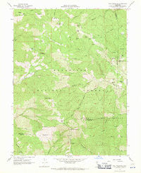 Hull Mountain California Historical topographic map, 1:24000 scale, 7.5 X 7.5 Minute, Year 1967