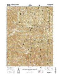 Hull Mountain California Current topographic map, 1:24000 scale, 7.5 X 7.5 Minute, Year 2015