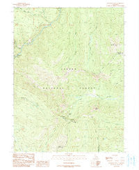 Humboldt Peak California Historical topographic map, 1:24000 scale, 7.5 X 7.5 Minute, Year 1991