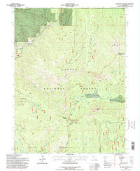 Humboldt Peak California Historical topographic map, 1:24000 scale, 7.5 X 7.5 Minute, Year 1995