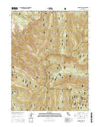 Humboldt Peak California Current topographic map, 1:24000 scale, 7.5 X 7.5 Minute, Year 2015