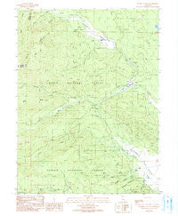Humbug Valley California Historical topographic map, 1:24000 scale, 7.5 X 7.5 Minute, Year 1991