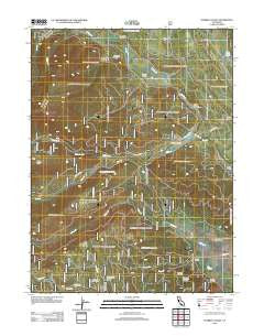 Humbug Valley California Historical topographic map, 1:24000 scale, 7.5 X 7.5 Minute, Year 2012