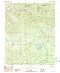 Hume California Historical topographic map, 1:24000 scale, 7.5 X 7.5 Minute, Year 1987