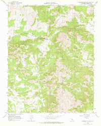 Humphreys Station California Historical topographic map, 1:24000 scale, 7.5 X 7.5 Minute, Year 1965