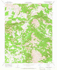 Humphreys Station California Historical topographic map, 1:24000 scale, 7.5 X 7.5 Minute, Year 1965