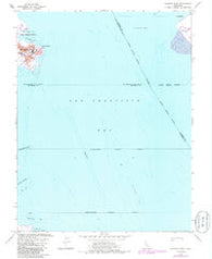 Hunters Point California Historical topographic map, 1:24000 scale, 7.5 X 7.5 Minute, Year 1956