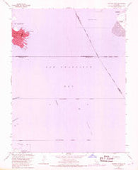 Hunters Point California Historical topographic map, 1:24000 scale, 7.5 X 7.5 Minute, Year 1956