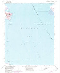 Hunters Point California Historical topographic map, 1:24000 scale, 7.5 X 7.5 Minute, Year 1956