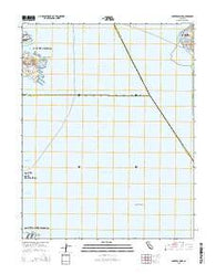 Hunters Point California Current topographic map, 1:24000 scale, 7.5 X 7.5 Minute, Year 2015