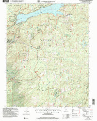 Huntington Lake California Historical topographic map, 1:24000 scale, 7.5 X 7.5 Minute, Year 2004