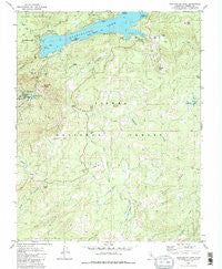 Huntington Lake California Historical topographic map, 1:24000 scale, 7.5 X 7.5 Minute, Year 1982