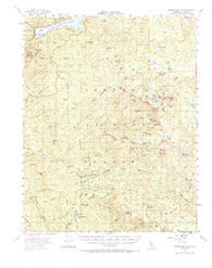 Huntington Lake California Historical topographic map, 1:62500 scale, 15 X 15 Minute, Year 1953