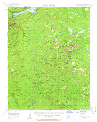 Huntington Lake California Historical topographic map, 1:62500 scale, 15 X 15 Minute, Year 1953