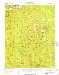Huntington Lake California Historical topographic map, 1:62500 scale, 15 X 15 Minute, Year 1953