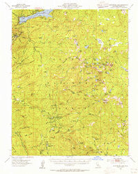 Huntington Lake California Historical topographic map, 1:62500 scale, 15 X 15 Minute, Year 1953