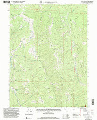 Hupa Mountain California Historical topographic map, 1:24000 scale, 7.5 X 7.5 Minute, Year 1997