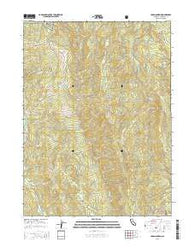 Hupa Mountain California Current topographic map, 1:24000 scale, 7.5 X 7.5 Minute, Year 2015