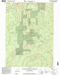 Hurdygurdy Butte California Historical topographic map, 1:24000 scale, 7.5 X 7.5 Minute, Year 1997