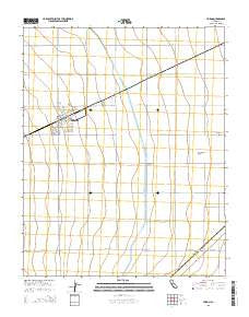 Huron California Current topographic map, 1:24000 scale, 7.5 X 7.5 Minute, Year 2015