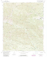 Hurricane Deck California Historical topographic map, 1:24000 scale, 7.5 X 7.5 Minute, Year 1964