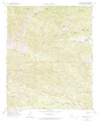 Hurricane Deck California Historical topographic map, 1:24000 scale, 7.5 X 7.5 Minute, Year 1964