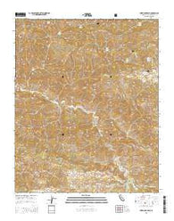 Hurricane Deck California Current topographic map, 1:24000 scale, 7.5 X 7.5 Minute, Year 2015