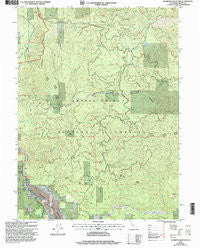 Hyampom Mountain California Historical topographic map, 1:24000 scale, 7.5 X 7.5 Minute, Year 1998