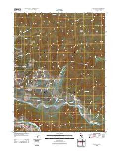 Hydesville California Historical topographic map, 1:24000 scale, 7.5 X 7.5 Minute, Year 2012