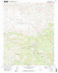 Idria California Historical topographic map, 1:24000 scale, 7.5 X 7.5 Minute, Year 1969