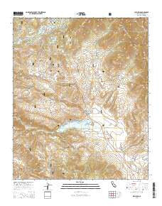 Idyllwild California Current topographic map, 1:24000 scale, 7.5 X 7.5 Minute, Year 2015