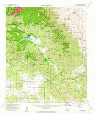 Idyllwild California Historical topographic map, 1:62500 scale, 15 X 15 Minute, Year 1959
