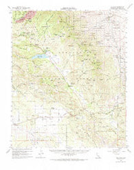 Idyllwild California Historical topographic map, 1:62500 scale, 15 X 15 Minute, Year 1959