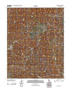 Illinois Hill California Historical topographic map, 1:24000 scale, 7.5 X 7.5 Minute, Year 2012